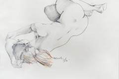D- 032 "Lying Nude" (21"x19")