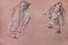 D-037 "Two Studies of Woman" (33"x24")