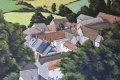 L-012 "Rooftops in Landscape" (20"x24")